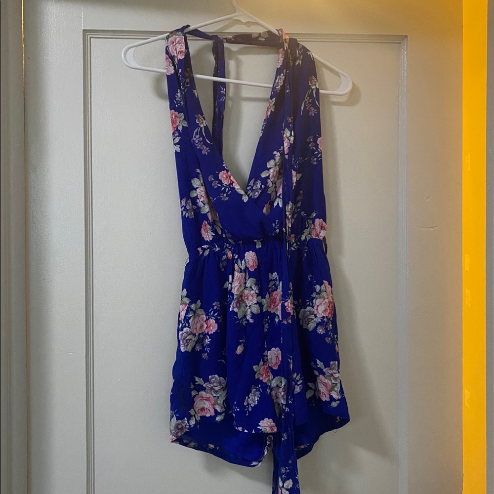 Floral romper from boutique